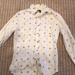 S American Eagle white button up